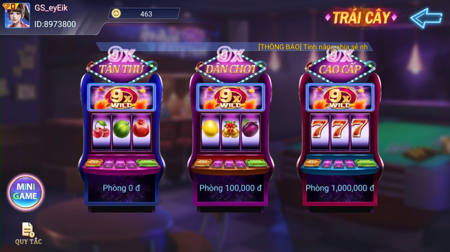 Quy tắc chơi game Super trái cây nohu